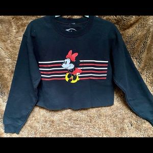 Minnie cropped sweatshirt